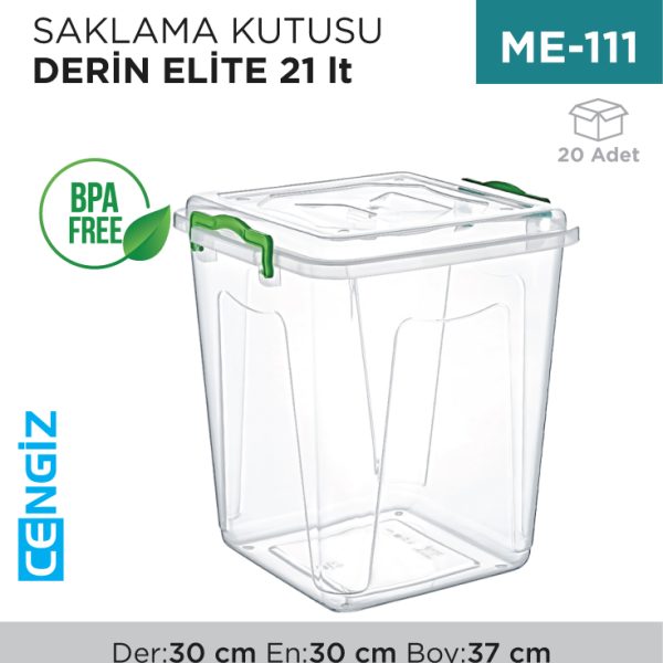 SAKLAMA KUTUSU DERİN ELİTE 21 LT (2658)