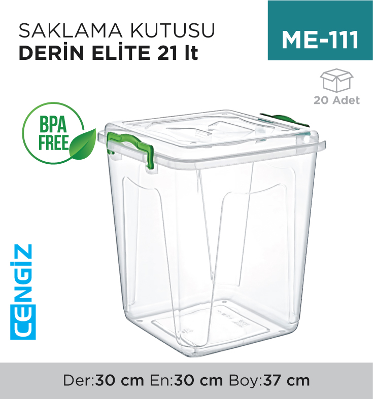 SAKLAMA KUTUSU DERİN ELİTE 21 LT (2658)