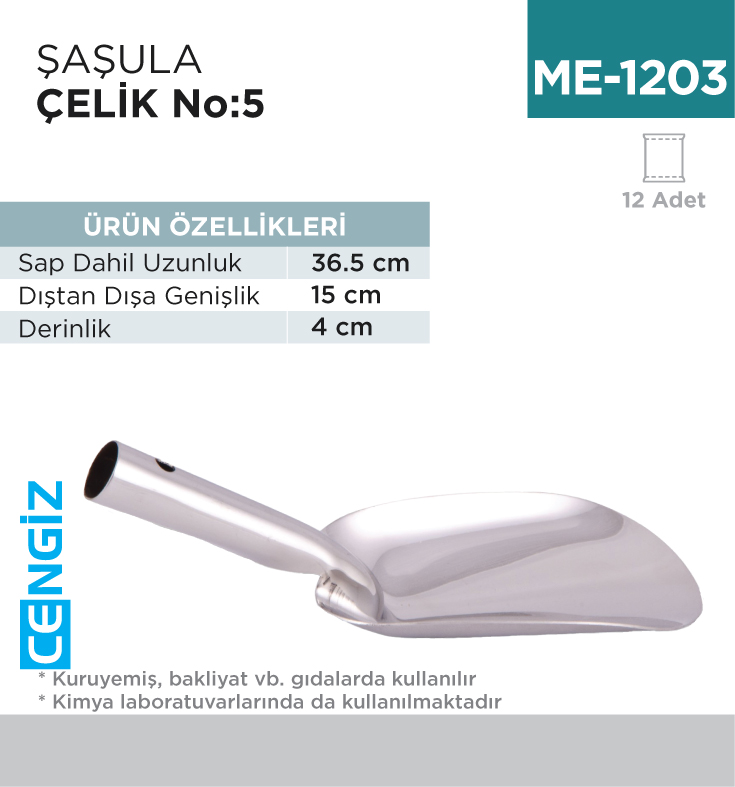 ŞAŞULA ÇELİK NO:5 (36.5 CM) (MPS-5)