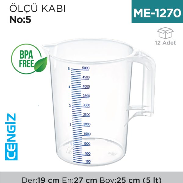 ÖLÇÜ KABI NO:5 5 LT (4585)