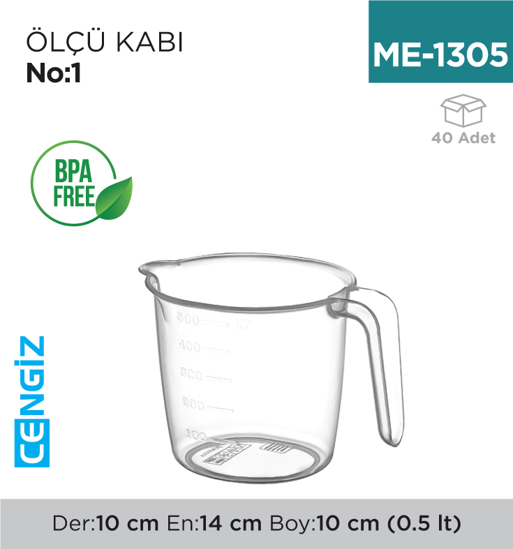ÖLÇÜ KABI NO:1 (0.5 LT) (4582)