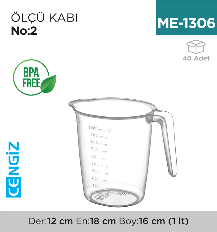 ÖLÇÜ KABI NO:2 (1 LT) (4583)