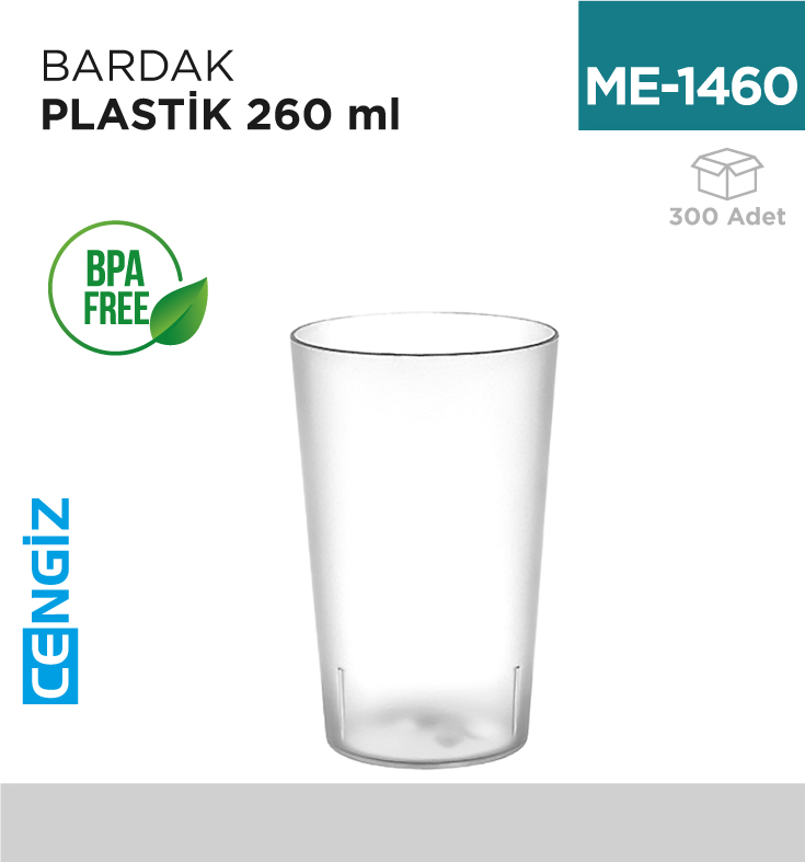BARDAK PLASTİK 260 ML (2875)