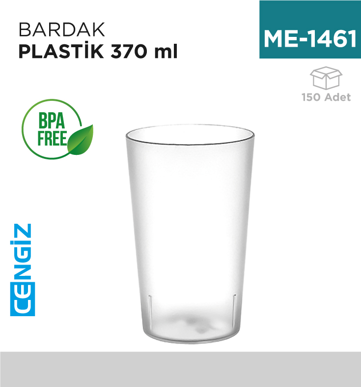 BARDAK PLASTİK 370 ML (2876)