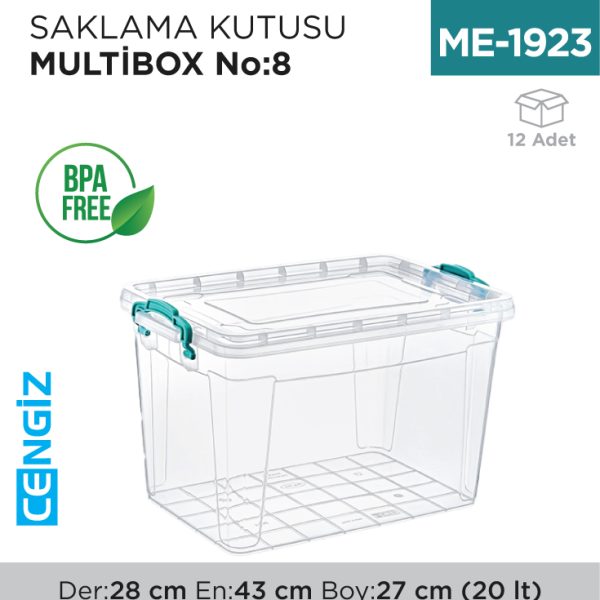SAKLAMA KUTUSU M.BOX NO:8 (20 LT) (E-507)