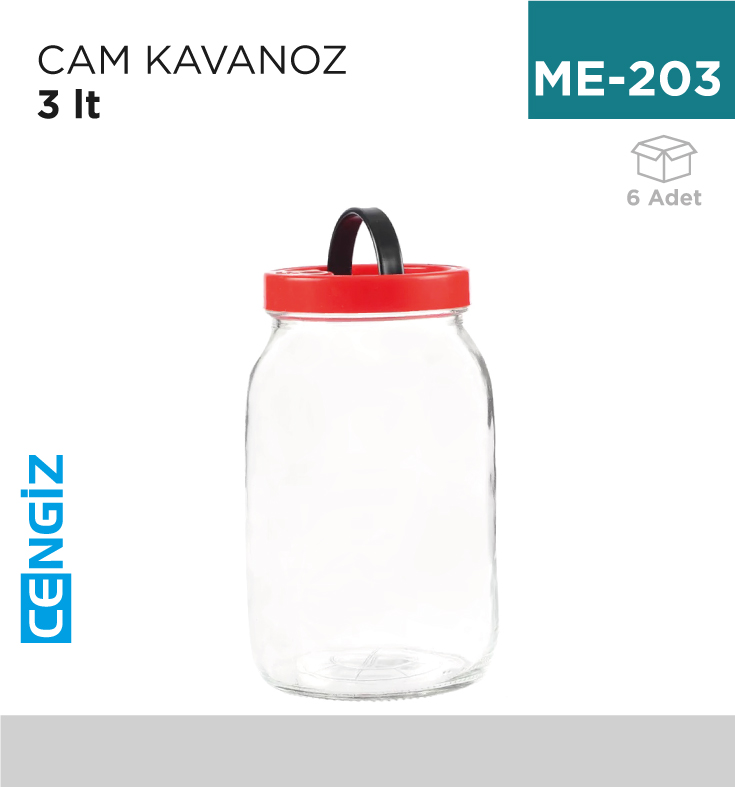 CAM KAVANOZ 3 KG