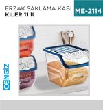 KİLER ERZAK SAKLAMA KABI 11 LT(E-395)
