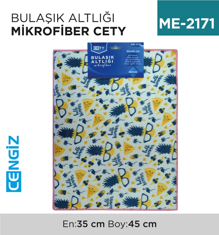 BULAŞIK ALTLIĞI MİKROFİBER CETY 35*45 CM