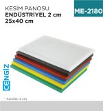KESİM PANOSU END.2 CM (KALINLIK) 25*40 CM