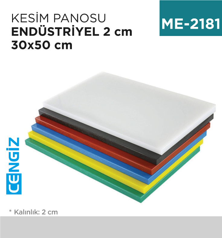 KESİM PANOSU END.2 CM (KALINLIK) 30*50 CM