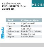 KESİM PANOSU END.2 CM (KALINLIK) 30*50 CM