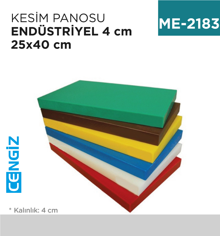 KESİM PANOSU END.4 CM (KALINLIK) 25*40 CM