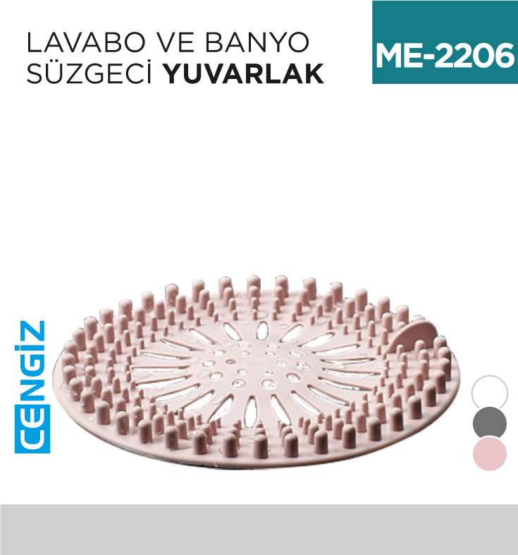 LAVABO VE BANYO SÜZGECİ YUVARLAK (GP-140)
