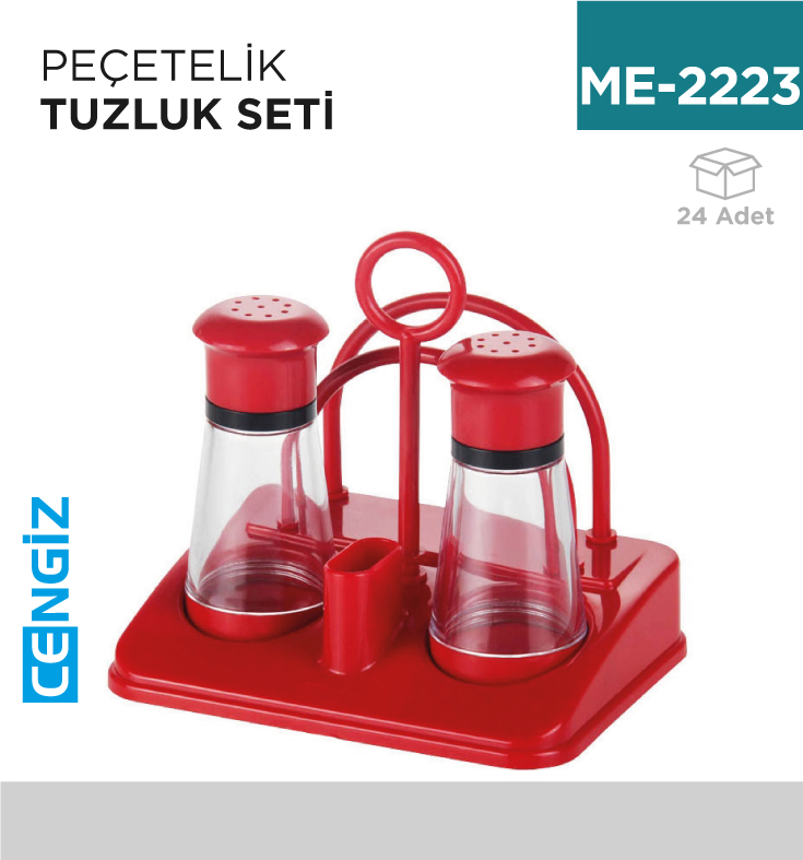 PEÇETELİK TUZLUK SETİ (AR-305)