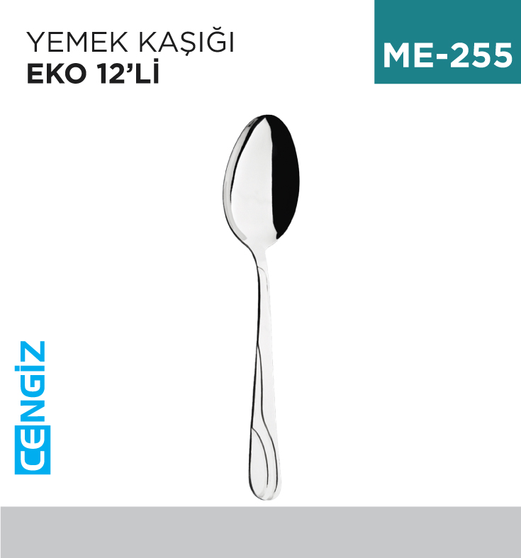 YEMEK KAŞIĞI EKO ESDİ 12 Lİ