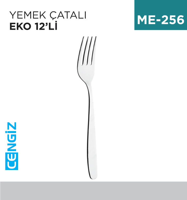 YEMEK ÇATALI  EKO ESDİ 12Lİ