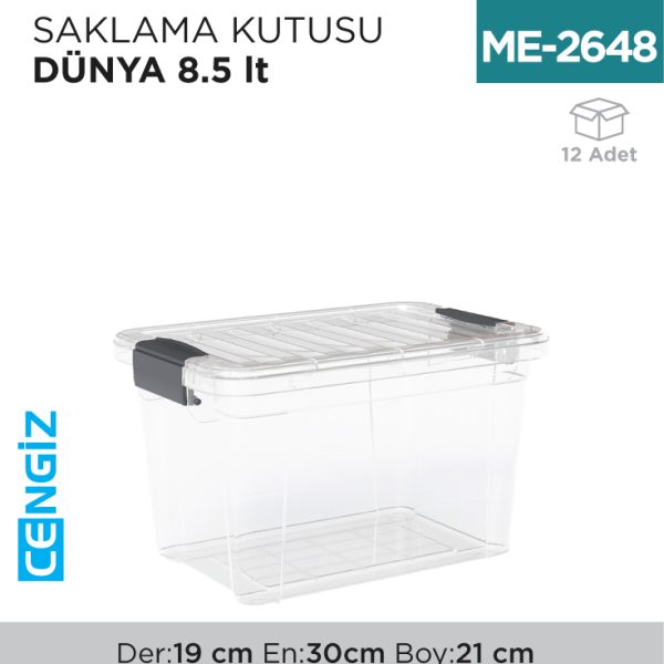 SAKLAMA KUTUSU DÜNYA 8.25  LT (33123)