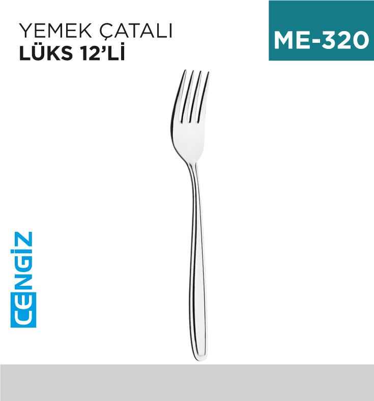 YEMEK ÇATALI LÜKS 12Lİ (LOKANTA)