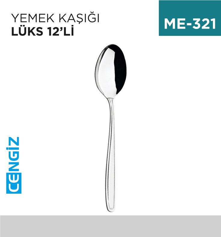 YEMEK KAŞIĞI LÜKS 12Lİ (LOKANTA)