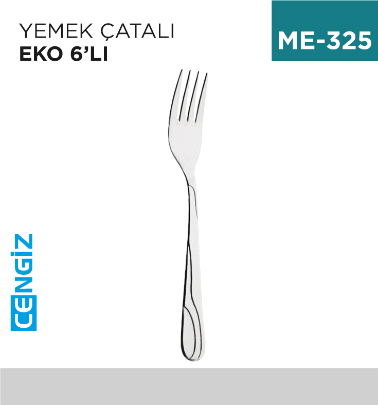 YEMEK ÇATALI EKO 6LI