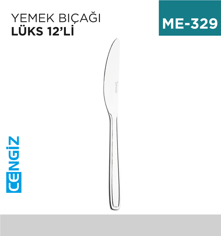 YEMEK BIÇAĞI LÜKS 12Lİ