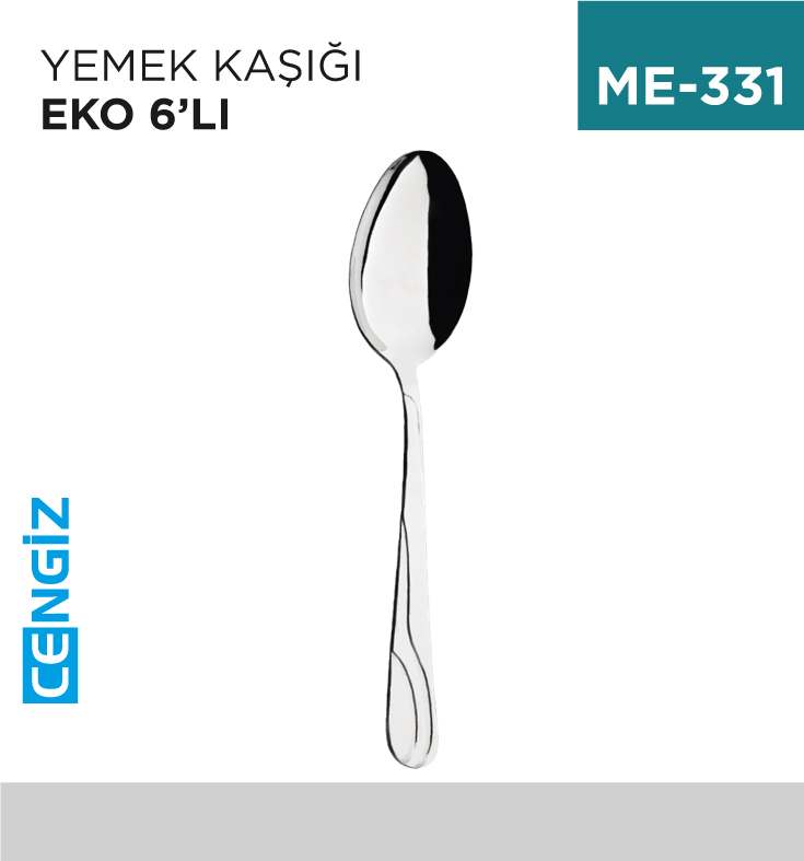 YEMEK KAŞIĞI EKO 6LI