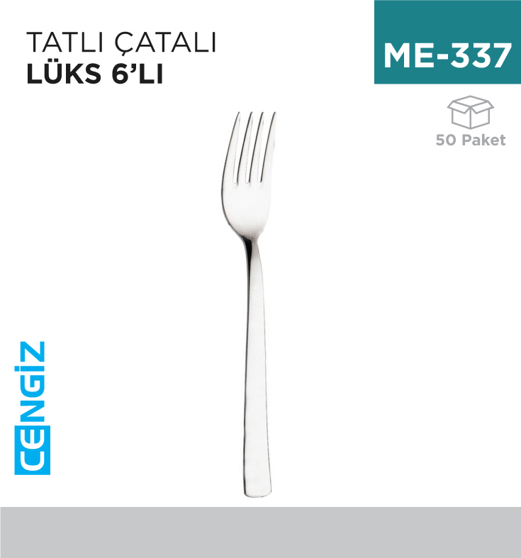 TATLI ÇATALI LÜKS 6LI