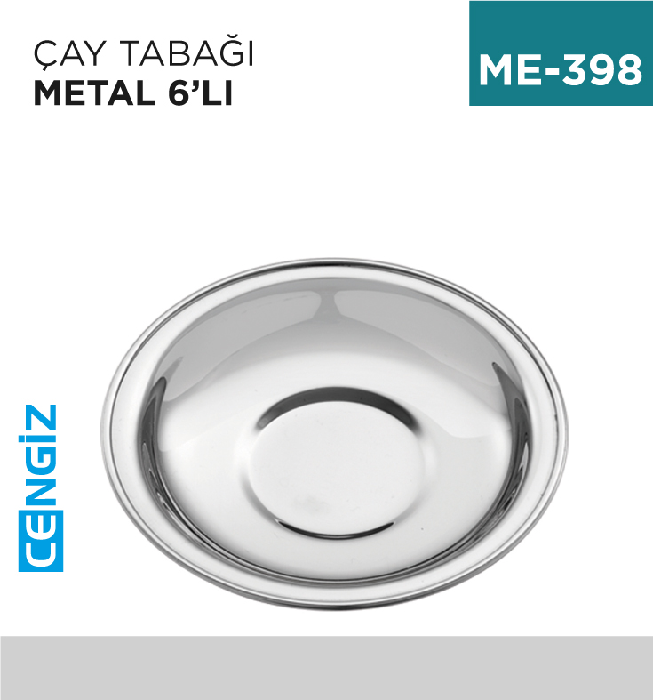 ÇAY TABAĞI METAL 6LI