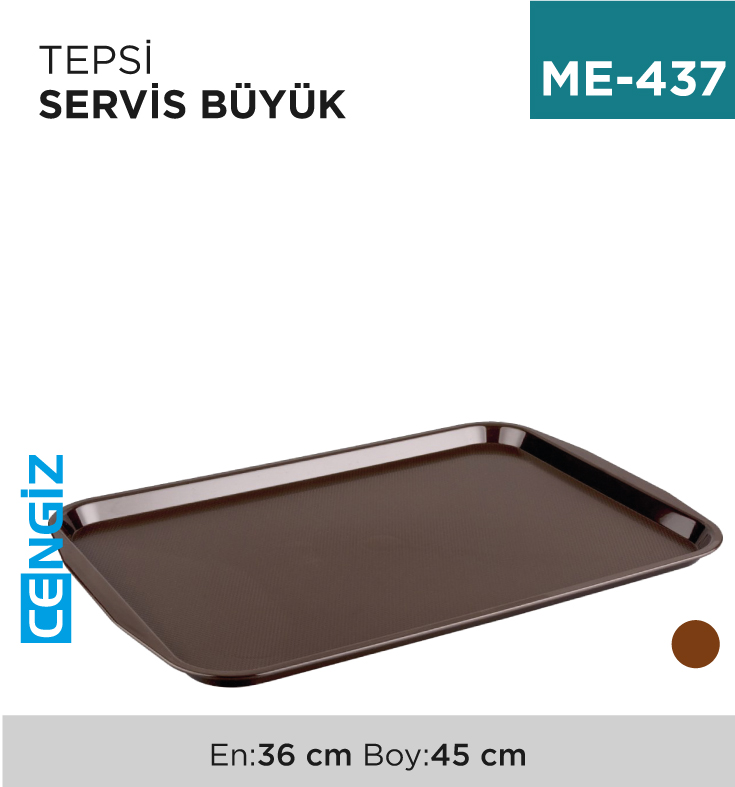 TEPSİ SERVİS BÜYÜK 36 CM*45 CM