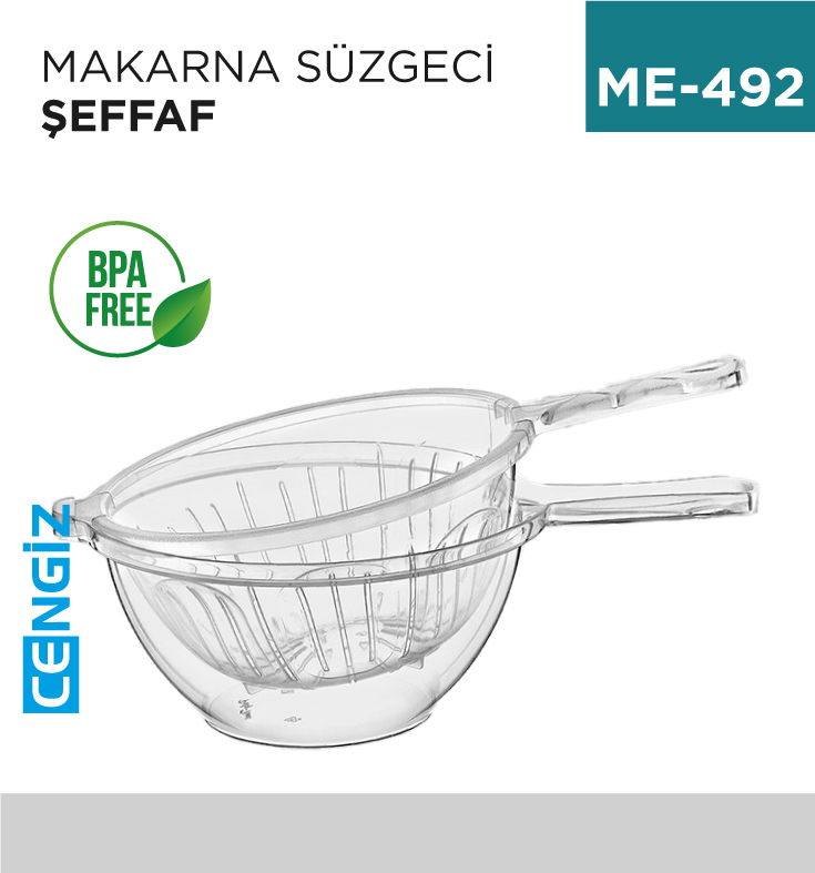 MAKARNA SÜZGECİ ŞEFFAF (E-212)