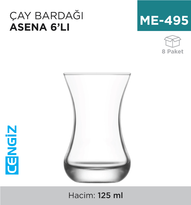 ÇAY BARDAĞI ASENA 6LI (ASN 314)