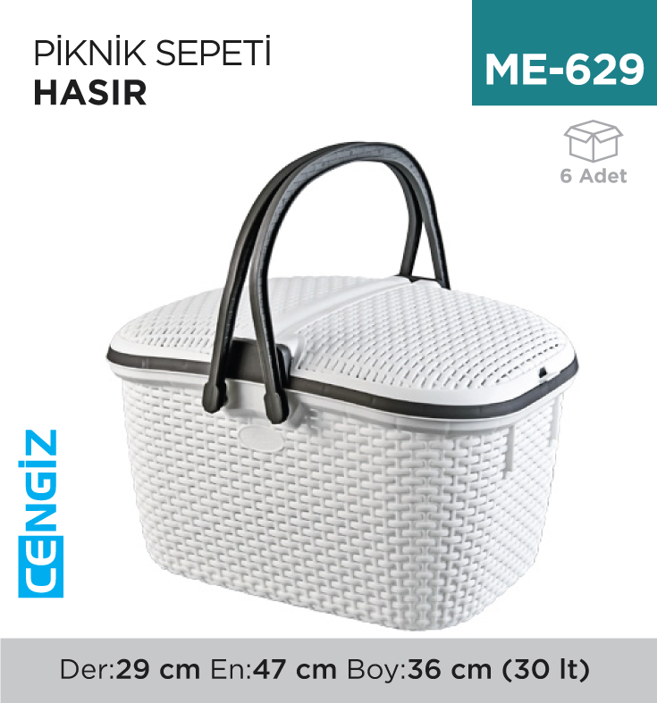 PİKNİK SEPETİ HASIR (SP 1036)
