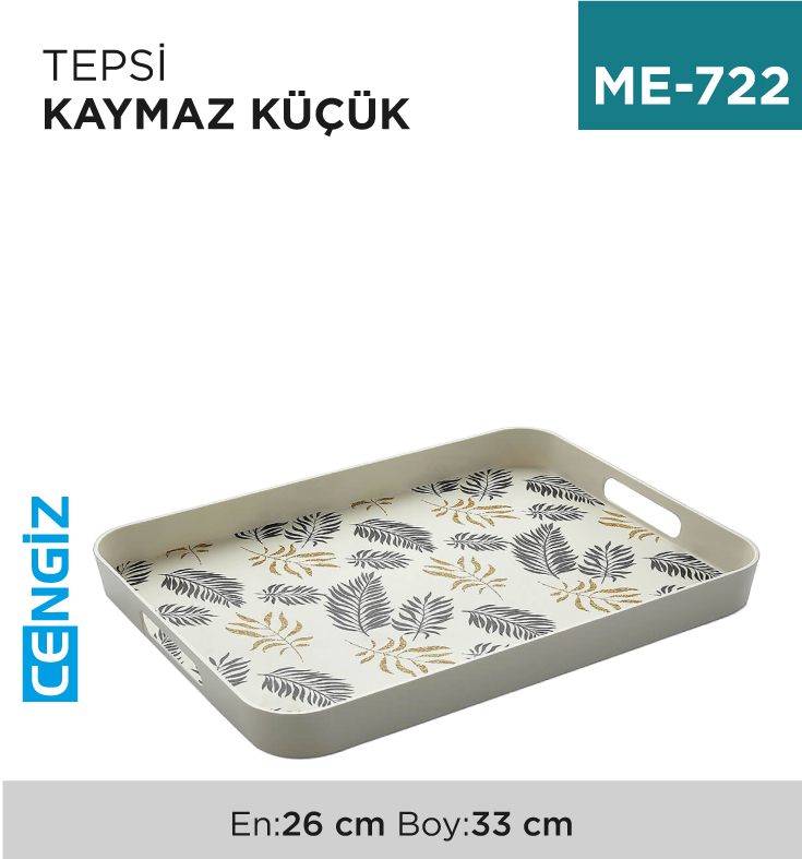 TEPSİ KAYMAZ KÜÇÜK 26 CM*33 CM (750)