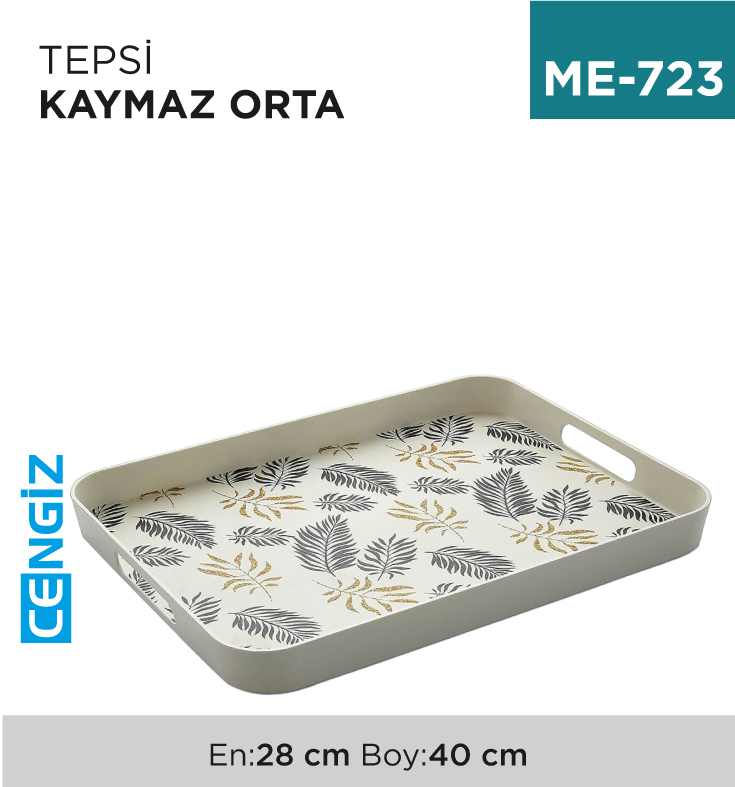 TEPSİ KAYMAZ ORTA 28 CM*40 CM (760)
