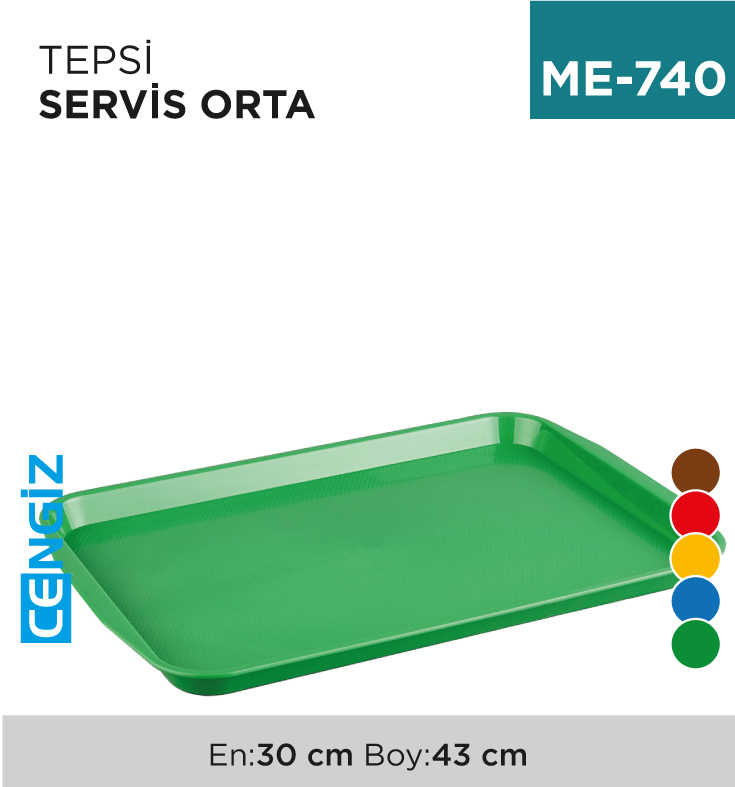 TEPSİ SERVİS ORTA 30 CM*43 CM