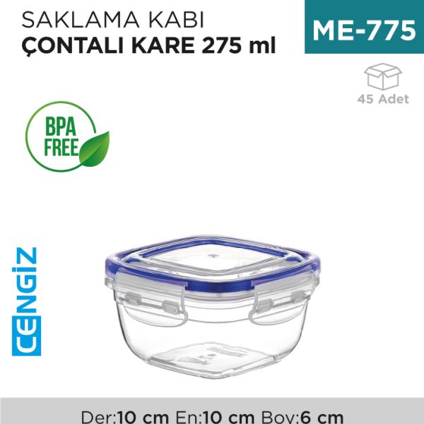 CONTALI KARE SAKLAMA KABI 275 ML(30801)