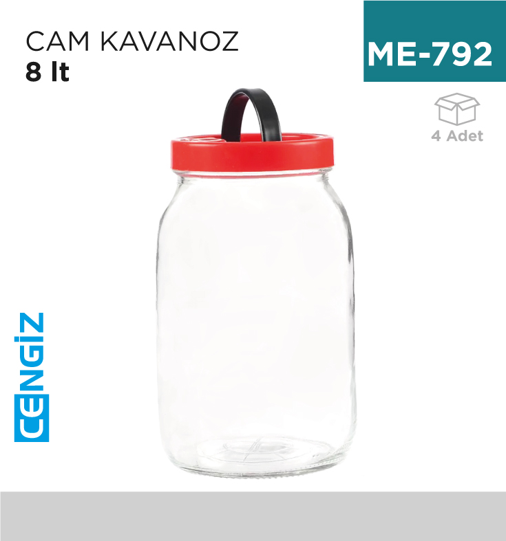 CAM KAVANOZ 8 KG