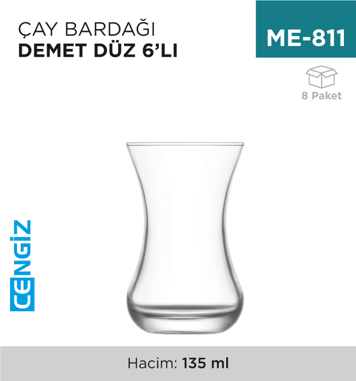 ÇAY BARDAĞI DEMET 6LI (DMT303E)