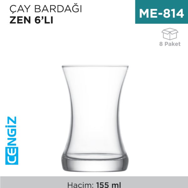 ÇAY BARDAĞI ZEN 6LI (ZEN313)