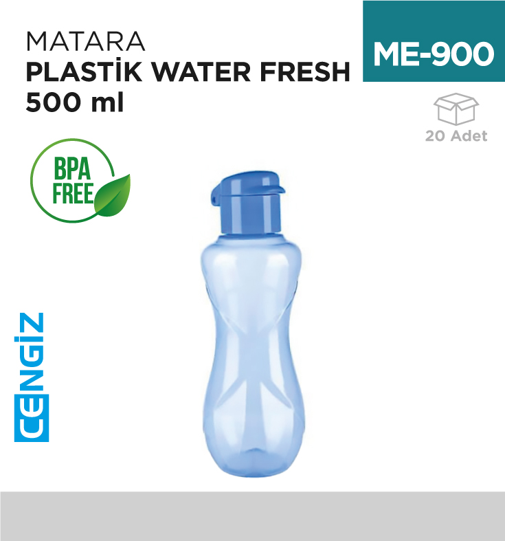 MATARA PLASTİK WATERFRESH 500 ML (TP-490)