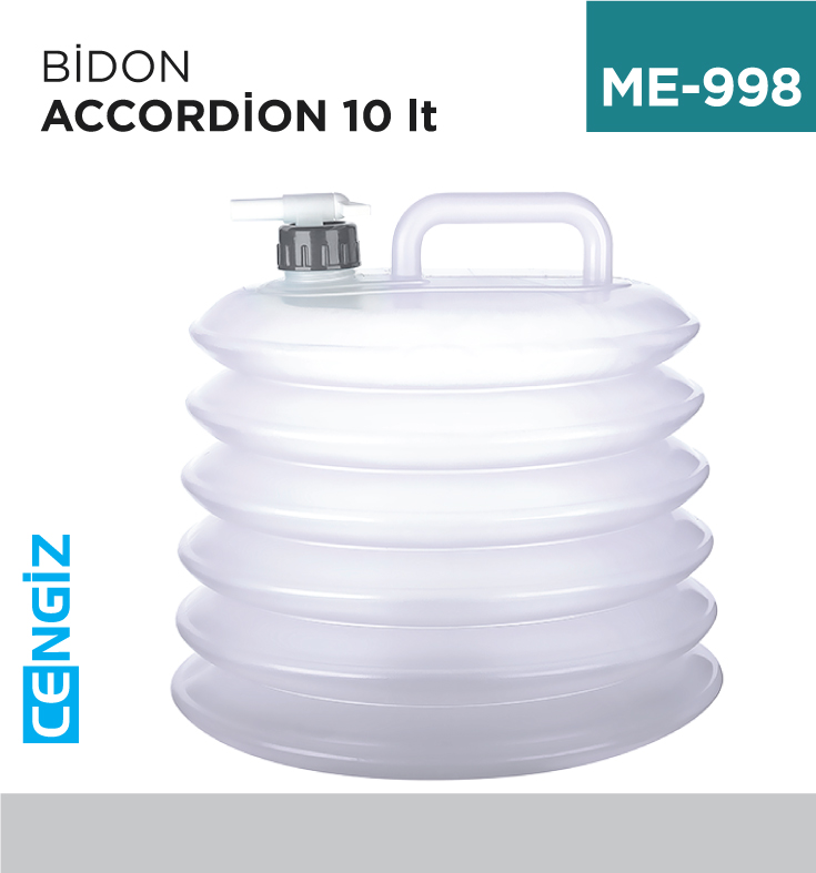 BİDON ACCORDİON 10 LT (TP645)