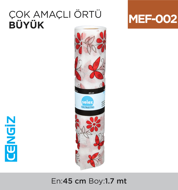 ÇOK AMAÇLI ÖRTÜ BÜYÜK 45 CM*1.7 MT