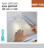 RAF ÖRTÜSÜ EVA ŞEFFAF 45 CM*1 MT