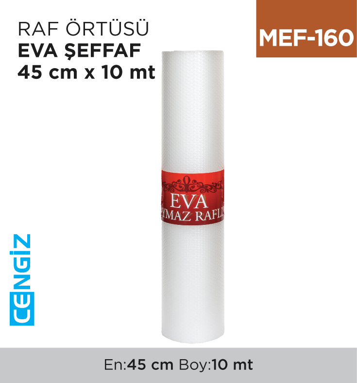 RAF ÖRTÜSÜ EVA ŞEFFAF 45*10 MT