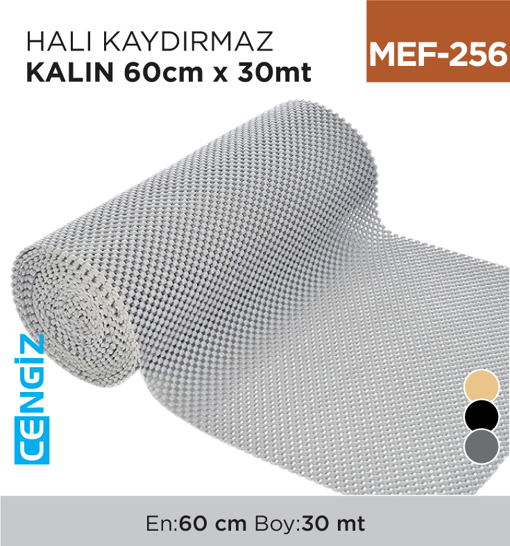 HALI KAYDIRMAZ KALIN RULO 60 CM*30 MT