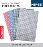 MASA ÖRTÜSÜ KUMAŞ ZEFİR 170*170 CM