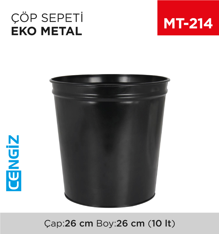 ÇÖP SEPETİ DÜZ METAL (ARI) (1418)