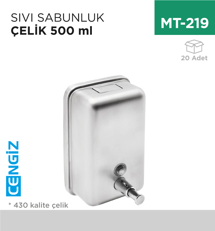 SIVI SABUNLUK ÇELİK 500 ML (7461)
