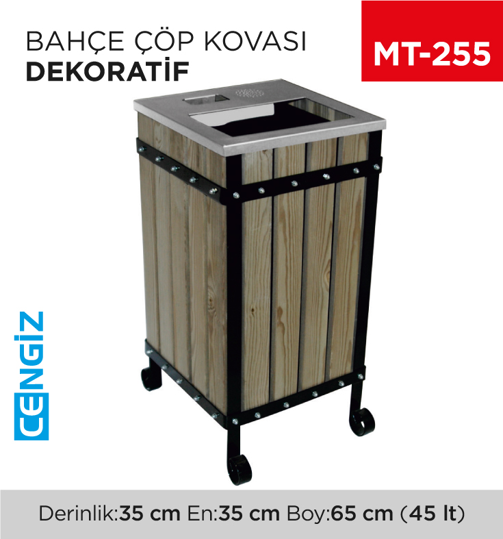 BAHÇE ÇÖP KOVASI DEKORATİF (2110)