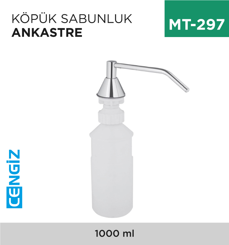 KÖPÜK SABUNLUK ANKASTRE 1000 ML (3412)